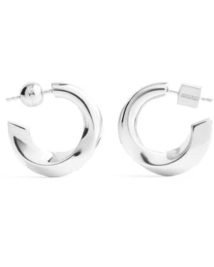 Jacquemus Les Creoles Tourni Earrings - Natural