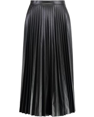 MM6 by Maison Martin Margiela Faux Leather Skirt - Black