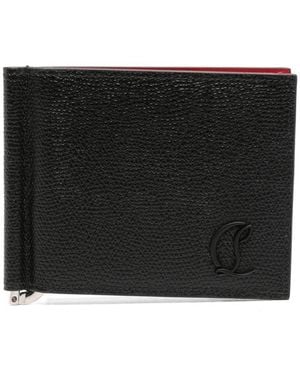 Christian Louboutin Mooncrest Leather Wallet - Black