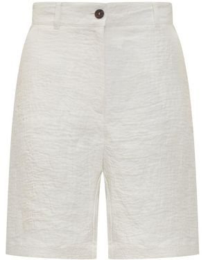 Studio Nicholson Wide Leg Shorts - White
