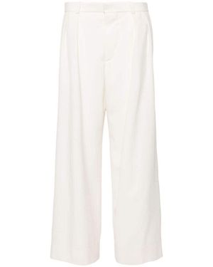 Wardrobe NYC Low Rise Trouser - White