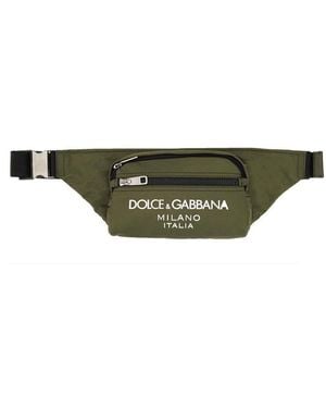 Dolce & Gabbana Small Fabric Pouch - Green