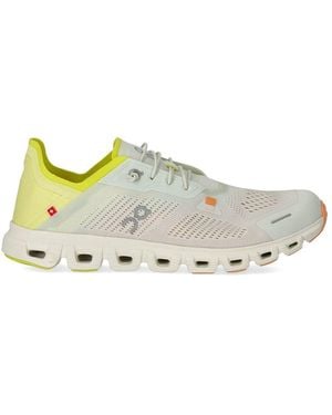 On Shoes Cloud 6 Coast Aloe Limelight Sneaker - Yellow