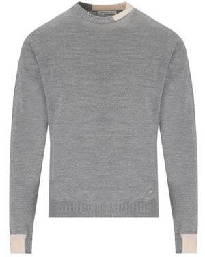Manuel Ritz Crewneck Sweater - Gray