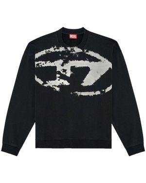 【DIESEL】 black cotton sweatshirt （関税送料込） DIESEL Sweatshirts for Men | Online Sale up to 64% off | Lyst