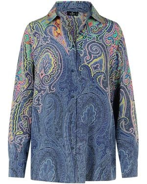 Etro Silk Shirt - Blue