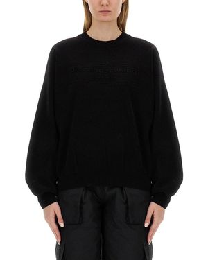 Alexander Wang Sweatshirt With Logo - Black