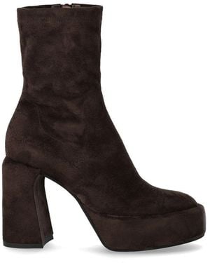 Elena Iachi Zelda Heeled Ankle Boot - Black