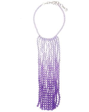 Emporio Armani Exclusive Blurred Effect Necklace - Purple