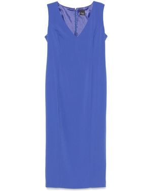 Marina Rinaldi 'Elsa' Midi Dress With Slit - Blue