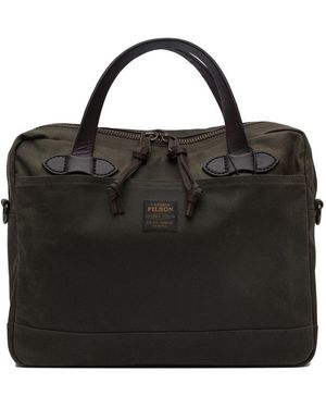 Filson Tin Cloth Compact Briefcase - Black
