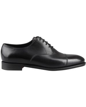 John Lobb City Ii High-Shine Oxford Shoes - Black