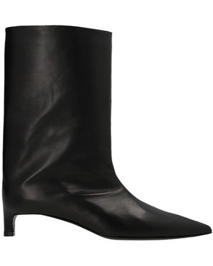 Jil Sander 'Half' Ankle Boots - Black