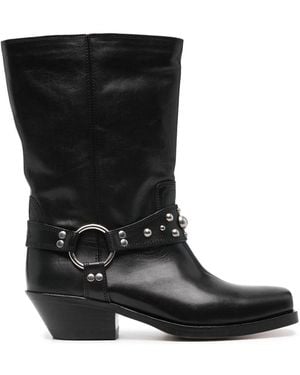Isabel Marant Antya Leather Boots - Black