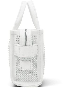 Marc Jacobs 'The Crystal Canvas Crossbody Tote' Crossbody Bag - White