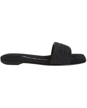 サンダル・ミュール ALEXANDER WANG NIA BALLCHAIN FLAT SANDALS Alexander Wang Flat sandals for Women | Online Sale up to 72