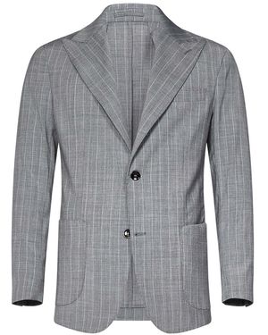 Michael Coal X Michele Franzese Blazer - Gray