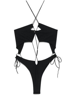 Amazuìn 'Zinah' One-Piece Swimsuit With Ties - Black