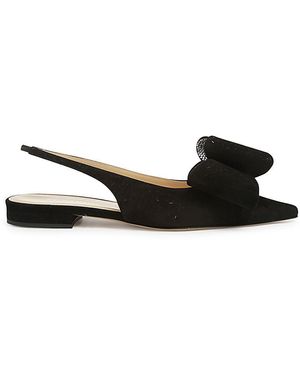 Mach & Mach Flat Shoes - Black