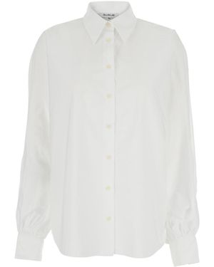 SOSUE 'Antonia' Blouse With Classic Collar And Front Closure With Buttons - White