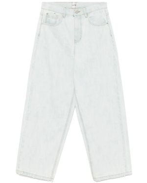 Arte' Denim Pants - White