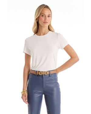 The Noli Shop Amaya Ultra-Soft T-Shirt - Blue