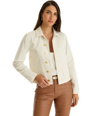 The Noli Shop Joelle Jean Jacket - Natural