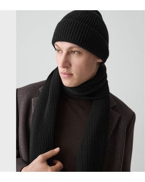 Theory Ribbed Beanie - Black