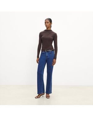 Theory Square Buckle Belt - Blue