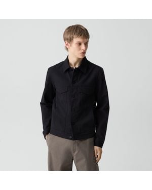 Theory River Trucker Jacket - Black