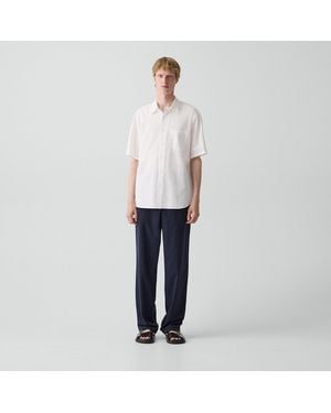 Theory Straight Drawstring Pant - Blue