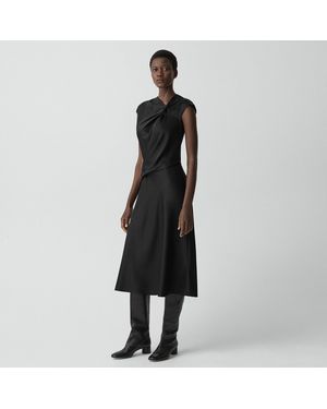 Theory Twist Bodice Dress - Black