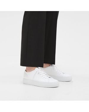 Theory Common Projects Tournament Low-Top Super Platform Sneakers - Black