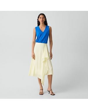 Theory Draped Sarong Skirt - Blue