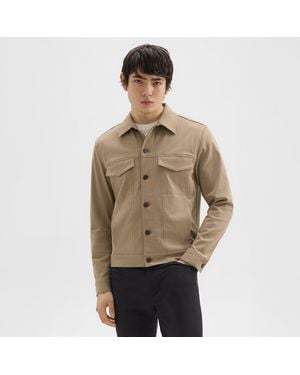 Theory River Trucker Jacket - Gray