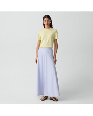 Theory Angled Yoke Skirt - Blue