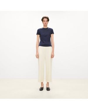 Theory Classic Straight Pull-On Pant - Blue