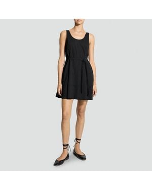 Theory Flared Tank Dress - Black