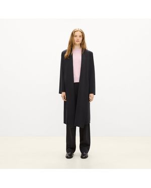Theory Shawl Collar Coat - Black