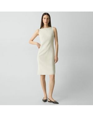 Theory Flared Dress - Natural