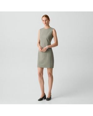 Theory Sleeveless Fitted Dress - Green