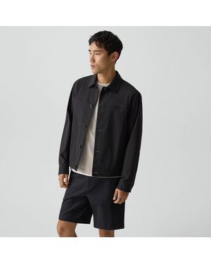 Theory Button Jacket - Black