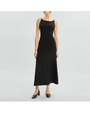Theory Square Neck Dress - Black