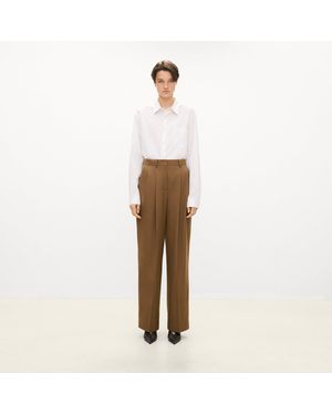 Theory Double Pleat Pant, 33' - White