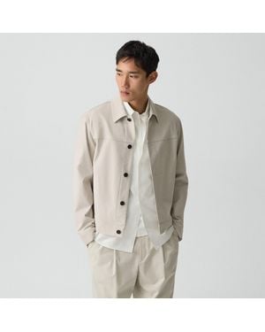 Theory Button Jacket - Natural