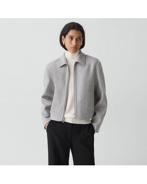 Theory Blouson Jacket - Gray