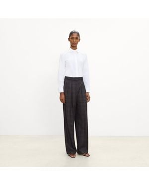 Theory Double Pleat Pant, 33' - White