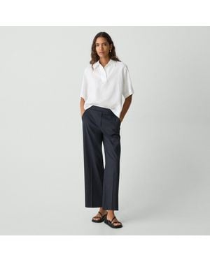 Theory Relaxed Pull-On Pant - Blue