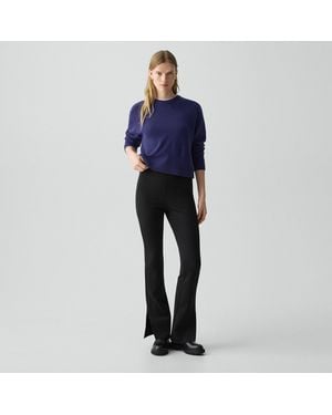 Theory Flared Slit Legging - Blue