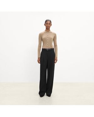 Theory Square Buckle Belt - Black